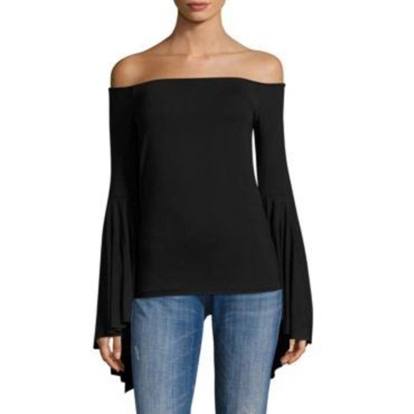 We The Free Tops - FREE PEOPLE | We The Free Birds Of Paradise Stretch-jersey Top In Black